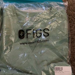 XS FIGS Jade Casma Top